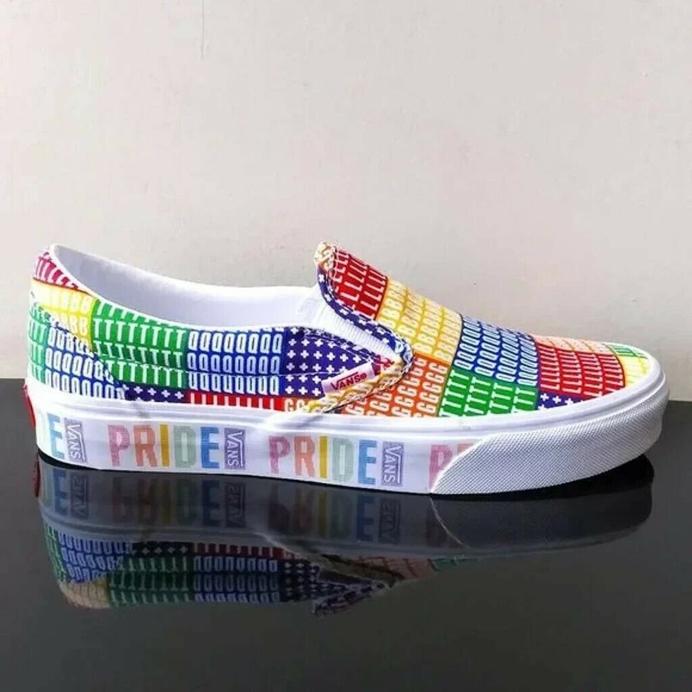 Vans Men's / Unisex Pride Classic Slip-On Canvas Sneaker